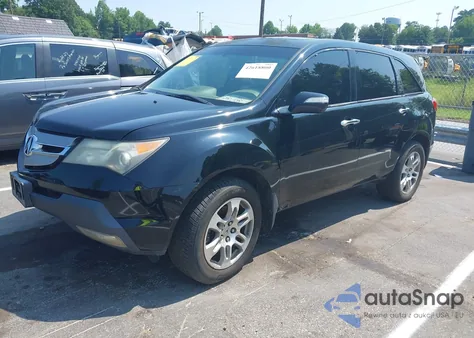 2007 Acura Mdx Technology Package z USA, uszkodzony, nr VIN 2HNYD28387H535725